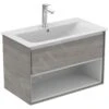 Ideal Standard Connect Air - Mueble Bajo Lavabo 800x440x517mm Mm, Roble Gris/blanco Mate E0827PS -Ideal Standard Ventas 0422025317f6a7b919c39292