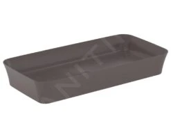 Ideal Standard Ipalyss - Lavabo Sobre Encimera, 800x400 Mm, Sin Rebosadero, Slate Grey E1391V5