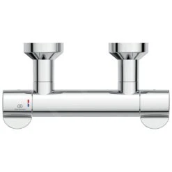 Ideal Standard Ceraplus II - Grifo De Ducha Termostático De Pared, Cromo A6870AA -Ideal Standard Ventas 07b10b421557b48fd1273e16