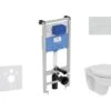 Ideal Standard ProSys - Conjunto De Módulo De Instalación Empotrado, Inodoro Y Asiento Eurovit, Pulsador Oleas M2, Rimless, SoftClose, Cromo ProSys120M SP51 -Ideal Standard Ventas 09708e89ec56e1ef4dbeb99e