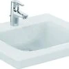 Ideal Standard Connect Freedom - Lavabo 600x560 Mm, 1 Orificio Para Grifo, Sin Rebosadero, Blanco E548501