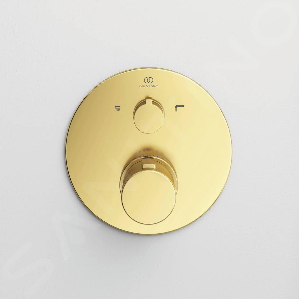 Ideal Standard CeraTherm - Grifo Termostático Empotrado De Bañera, Brushed Gold A5814A2 5 Ideal Standard CeraTherm - Grifo Termostático Empotrado De Bañera, Brushed Gold A5814A2 - Imagen 3