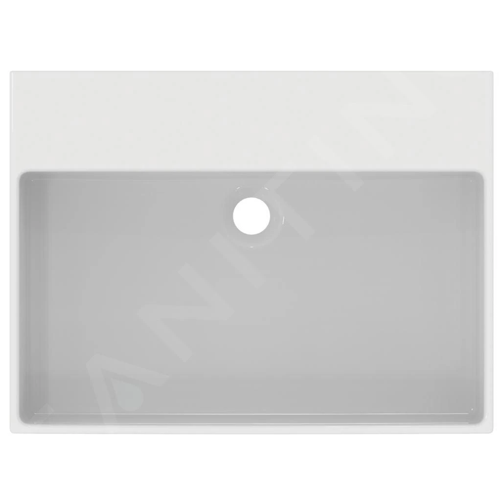 Ideal Standard Extra - Lavabo Sobre Encimera 600x450 Mm, Con Rebosadero, Sin Orificio Para Grifo, Blanco T389101 6 Ideal Standard Extra - Lavabo Sobre Encimera 600x450 Mm, Con Rebosadero, Sin Orificio Para Grifo, Blanco T389101 - Imagen 4