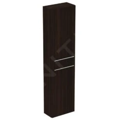 Ideal Standard I.Life S - Armario Alto Para Baño 400x210x1600 Mm, 2 Puertas Izquierda/derecha, Roble Café T5288NW