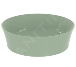 Ideal Standard Ipalyss - Lavamanos, Diámetro 400 Mm, Sin Rebosadero, Sage E1398X9