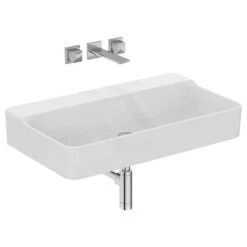 Ideal Standard Conca Ceram - Lavabo 800x450 Mm, Sin Rebosadero, Sin Orificio Para Grifo, Blanco T379701 -Ideal Standard Ventas 21e00abf0dbfc2c0e9d70efe