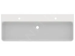 Ideal Standard Conca Ceram - Lavabo Doble 1200x450 Mm, Sin Rebosadero, Orificios Para Grifo, Blanco T380801 -Ideal Standard Ventas 22ac84f53bedbdf7e997f072