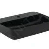 Ideal Standard Ipalyss - Lavabo Sobre Encimera, 550x380 Mm, Con Rebosadero, Con Orificio Para Grifo, Negro Mate E2077V3 -Ideal Standard Ventas 22c48585f47ec8c67ef3b1e5