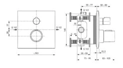 Ideal Standard CeraTherm - Grifo Termostático Empotrado De Ducha, Magnetic Grey A6956A5 -Ideal Standard Ventas 2805c910685df75085c3bf9c 2