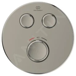 Ideal Standard CeraTherm Navigo - Grifo Termostático Empotrado Para Ducha Para 2 Dispositivos, Silver Storm A7296GN -Ideal Standard Ventas 2d32ecbc863a5952816425b3