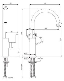 Ideal Standard Joy - Grifo De Lavabo, Magnetic Grey BC778A5 7 Ideal Standard Joy - Grifo De Lavabo, Magnetic Grey BC778A5 -Ideal Standard Ventas 2d83f24f202eb737939c1168