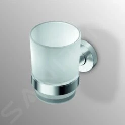 Ideal Standard IOM - Vaso Para Cepillo Y Pasta De Dientes Con Soporte, Cristal Satinado/cromo A9120AA -Ideal Standard Ventas 2e85ac8a65a6f0c5a9ce5966