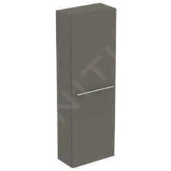 Ideal Standard I.Life S - Armario Alto Para Baño 400x210x1200 Mm, 1 Puerta Izquierda/derecha, Cuarzo Gris Mate T5289NG