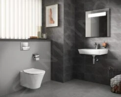 Ideal Standard Connect Air - Inodoro Suspendido, Aquablade, Ideal Plus, Blanco E0054MA -Ideal Standard Ventas 2eec2e3aafe4f04134cc401f