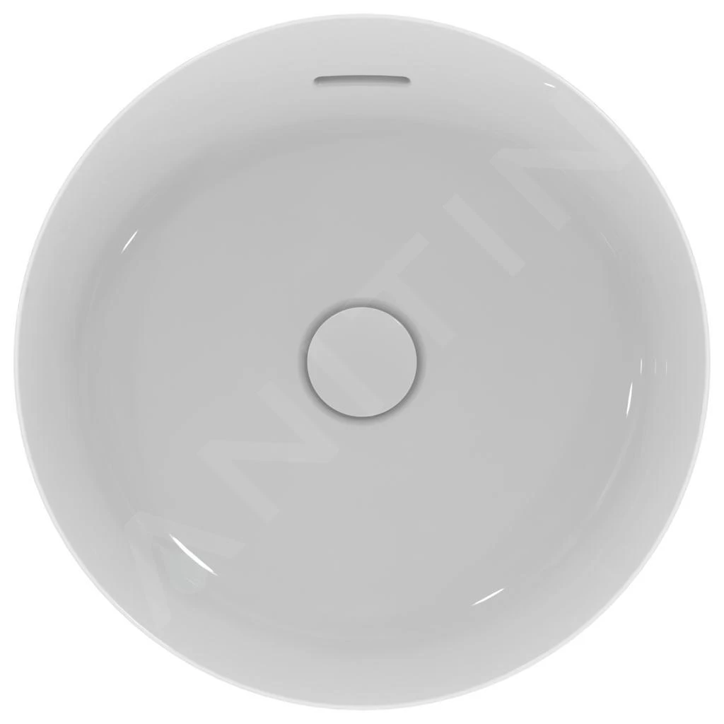 Ideal Standard Ipalyss - Lavamanos, Diámetro 400 Mm, Con Rebosadero, Blanco E141301 5 Ideal Standard Ipalyss - Lavamanos, Diámetro 400 Mm, Con Rebosadero, Blanco E141301 - Imagen 3