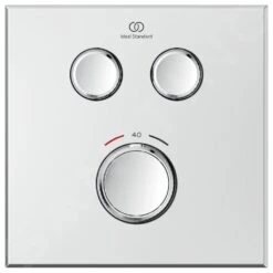 Ideal Standard CeraTherm Navigo - Grifo Termostático Empotrado Para Ducha Para 2 Dispositivos, Cromo A7302AA -Ideal Standard Ventas 40b88376b52dea9432777376