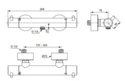 Ideal Standard CeraTherm - Grifo Termostático De Ducha, Cromo A7587AA -Ideal Standard Ventas 413c8aeb745b054d7ed1c9e8