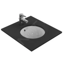 Ideal Standard Connect - Lavabo Bajo Encimera, Diámetro 380 Mm, Con Rebosadero, Ideal Plus, Blanco E5052MA