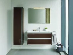 Ideal Standard Connect Air - 58519Armario Alto 400x300x1600 Mm, Marrón Mate/blanco Mate E0832VY 11 Ideal Standard Connect Air - 58519Armario Alto 400x300x1600 Mm, Marrón Mate/blanco Mate E0832VY -Ideal Standard Ventas 459150da65950c8ab2f8a991 1