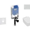 Ideal Standard ProSys - Conjunto De Módulo De Instalación Empotrado, Inodoro Y Asiento Strada II, Pulsador Oleas M2, Aquablade, SoftClose, Blanco ProSys80M SP97 -Ideal Standard Ventas 494a678d5c72483e9e2df021 1