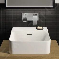 Ideal Standard Conca Ceram - Lavamanos Sobre Encimera 400x350 Mm, Con Rebosadero, Sin Orificio Para Grifo, Blanco T387701 -Ideal Standard Ventas 525adcb32474ec248dfe140b