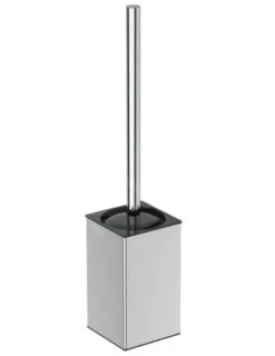 Ideal Standard IOM Square - Escobilla De WC Con Soporte, Cromo E2195AA