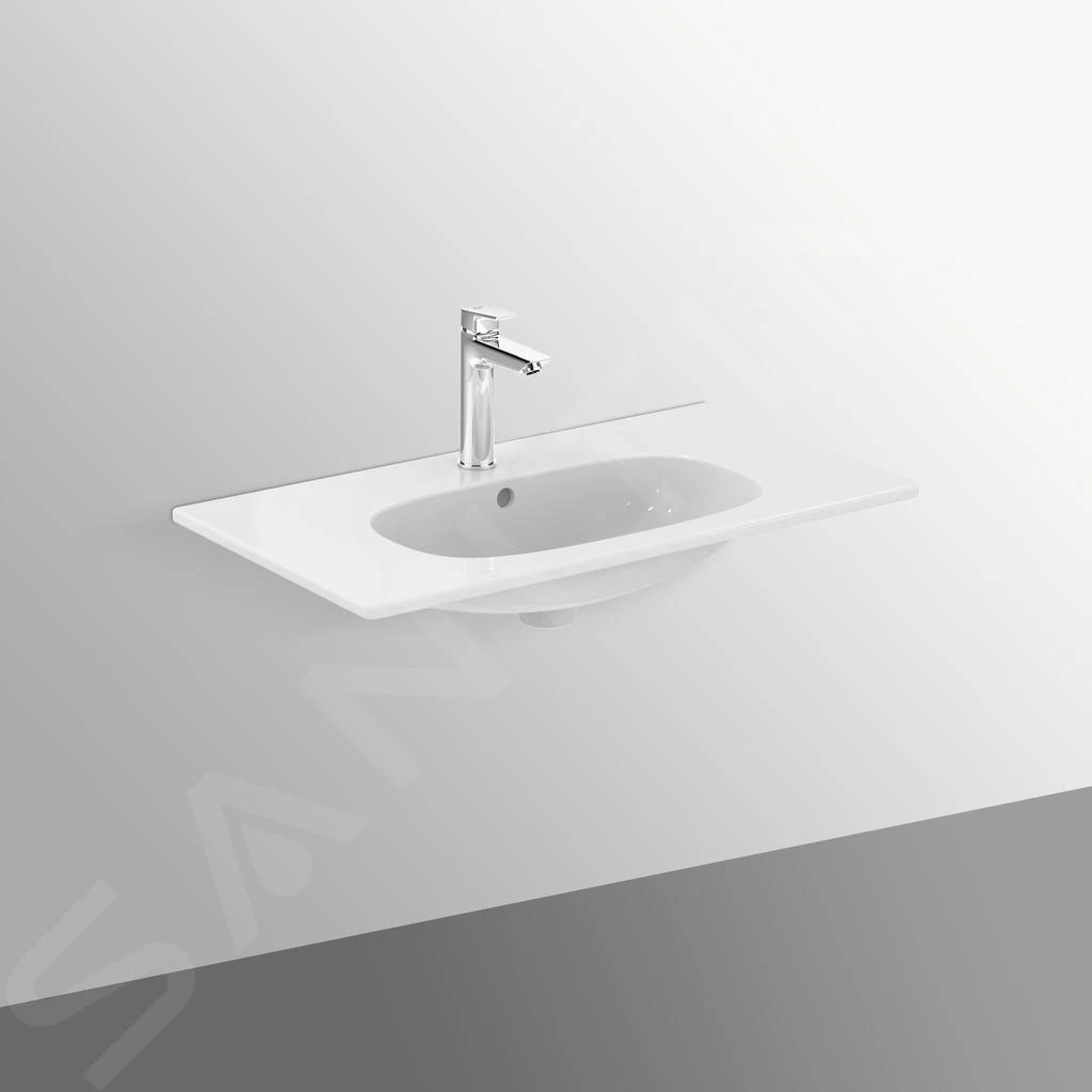 Ideal Standard Tesi - Lavabo Para Mueble 825x450x165 Mm, Con Rebosadero, 1 Orificio Para Grifería, Blanco Mate T3509V1 5 Ideal Standard Tesi - Lavabo Para Mueble 825x450x165 Mm, Con Rebosadero, 1 Orificio Para Grifería, Blanco Mate T3509V1 - Imagen 3