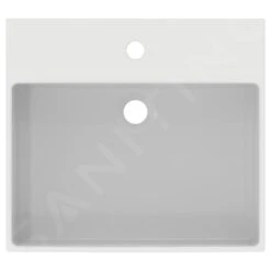 Ideal Standard Extra - Lavabo Sobre Encimera 500x450 Mm, Con Rebosadero, Con Orificio Para Grifo, Blanco T388401 -Ideal Standard Ventas 578a000e6fe42e39364cb0d9