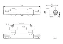 Ideal Standard CeraTherm - Grifo De Ducha Termostático, Cromo A7229AA -Ideal Standard Ventas 581a87f57d8f7dba744182df