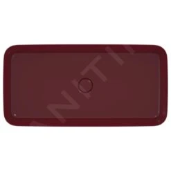 Ideal Standard Ipalyss - Lavabo Sobre Encimera, 800x400 Mm, Sin Rebosadero, Pomegranate E1391V6 -Ideal Standard Ventas 5a3b489d99ea39fd14cc64d5