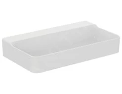 Ideal Standard Conca Ceram - Lavabo 800x450 Mm, Sin Rebosadero, Sin Orificio Para Grifo, Blanco T379701