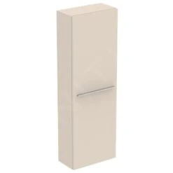Ideal Standard I.Life S - Armario Alto Para Baño 400x210x1200 Mm, 1 Puerta Izquierda/derecha, Arena Mate T5289NF