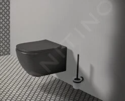 Ideal Standard IOM - Escobilla De WC Mural, Negro/cristal Satinado A9119XG -Ideal Standard Ventas 64b18c87e440b8ece61dbcdc