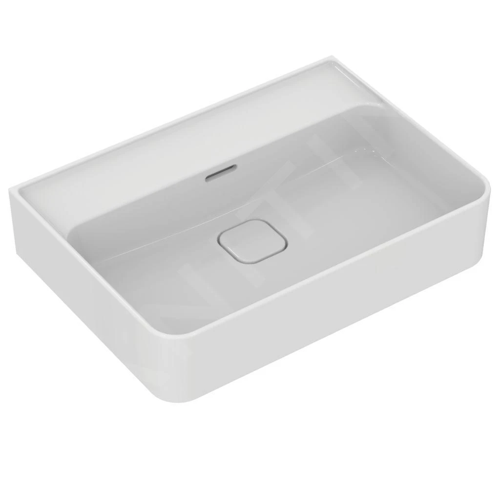 Ideal Standard Strada II - Lavabo 500x350 Mm, Con Rebosadero, Sin Orificio Para Grifo, Blanco T365001 3 Ideal Standard Strada II - Lavabo 500x350 Mm, Con Rebosadero, Sin Orificio Para Grifo, Blanco T365001