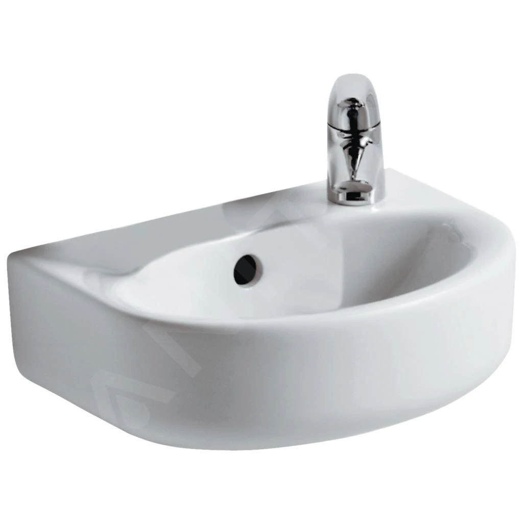 Ideal Standard Connect - Lavamanos 350x260 Mm, Orificio Para Grifo A La Derecha, Con Ideal Plus, Blanco E7913MA 5 Ideal Standard Connect - Lavamanos 350x260 Mm, Orificio Para Grifo A La Derecha, Con Ideal Plus, Blanco E7913MA - Imagen 3
