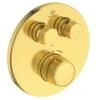 Ideal Standard CeraTherm Navigo - Grifo Termostático Empotrado Para Ducha Para 2 Dispositivos, Brushed Gold A7296A2 -Ideal Standard Ventas 6a31c2bb544dee68fed32cf7