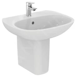 Ideal Standard Tesi - Lavabo 550x450 Mm, Con Rebosadero, Orificio Para Grifo, Blanco T352301 -Ideal Standard Ventas 6bca92b57b158041dd0bdc9f