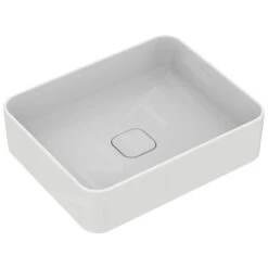 Ideal Standard Strada II - Lavabo 500x350 Mm, Sin Orificio Para Grifo, Con Ideal Plus, Blanco T2967MA