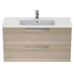 Ideal Standard Tempo - Mueble Bajo Lavabo 1000 Mm, 1000x440x550 Mm, 2 Cajones, Roble De Arena E1105OS -Ideal Standard Ventas 6f093a13c1a813a4eab6997f
