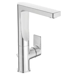 Ideal Standard Edge - Grifo De Lavabo Con Desagüe Y Caño Giratorio, Cromo A7110AA