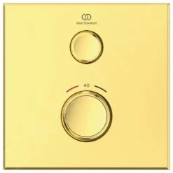 Ideal Standard CeraTherm Navigo - Grifo Termostático Empotrado Para Ducha, Brushed Gold A7301A2 -Ideal Standard Ventas 71f0477f3b8806f23dea0e02