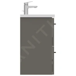 Ideal Standard I.Life S - Mueble Bajo Lavabo, 800x375x630 Mm, 2 Cajones, Cuarzo Gris Mate T5295NG -Ideal Standard Ventas 74c431eb718d0cf0cb038528
