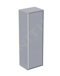 Ideal Standard Connect Air - Armario Alto 400x300x1200 Mm, Gris Claro Brillante/blanco Mate E0834EQ