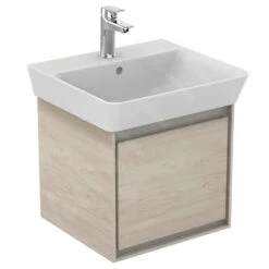 Ideal Standard Connect Air - Lavabo Cube 500x450x160 Mm, Con Rebosadero, Con 1 Orificio Para Grifería, Blanco E030101 -Ideal Standard Ventas 7644dcafb722f9c871eb9340