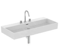 Ideal Standard Extra - Lavabo 1000x450 Mm, Con Rebosadero, 3 Orificios, Blanco T390301 -Ideal Standard Ventas 768cc5e7c56cc151c5c5a562