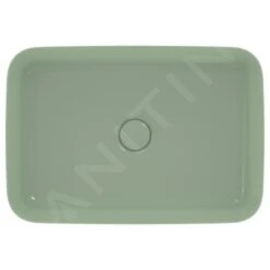 Ideal Standard Ipalyss - Lavabo Sobre Encimera, 550x380 Mm, Sin Rebosadero, Sage E2076X9 -Ideal Standard Ventas 76d477e6ee613c4bf62bfd4f