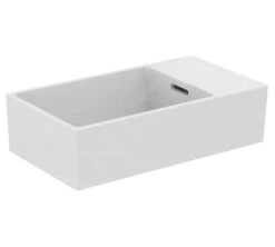 Ideal Standard Extra - Lavamanos 450x250 Mm, Con Rebosadero, Sin Orificio Para Grifo, Blanco T392201