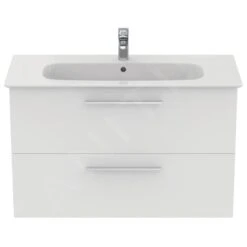 Ideal Standard I.Life A - Mueble Bajo Lavabo, 1000x440x630 Mm, 2 Cajones, Blanco Matee T5257DU -Ideal Standard Ventas 866f3bd09da27428d809ac90