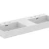 Ideal Standard Extra - Lavabo Doble Sobre Encimera 1200x450 Mm, Con Rebosadero, 3 Orificios Para Grifo, Blanco T391401 -Ideal Standard Ventas 932e9f2664ea2dec6d8c0eac 1