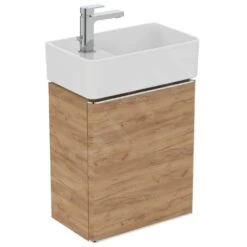 Ideal Standard Strada II - Lavamanos 450x270 Mm, Orificio Para Grifería A La Izquierda, Con Ideal Plus, Blanco T2995MA -Ideal Standard Ventas 936b92c817a8b81aa48d97ee